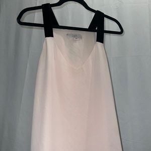 LOFT Pink and Black Tank/Blouse